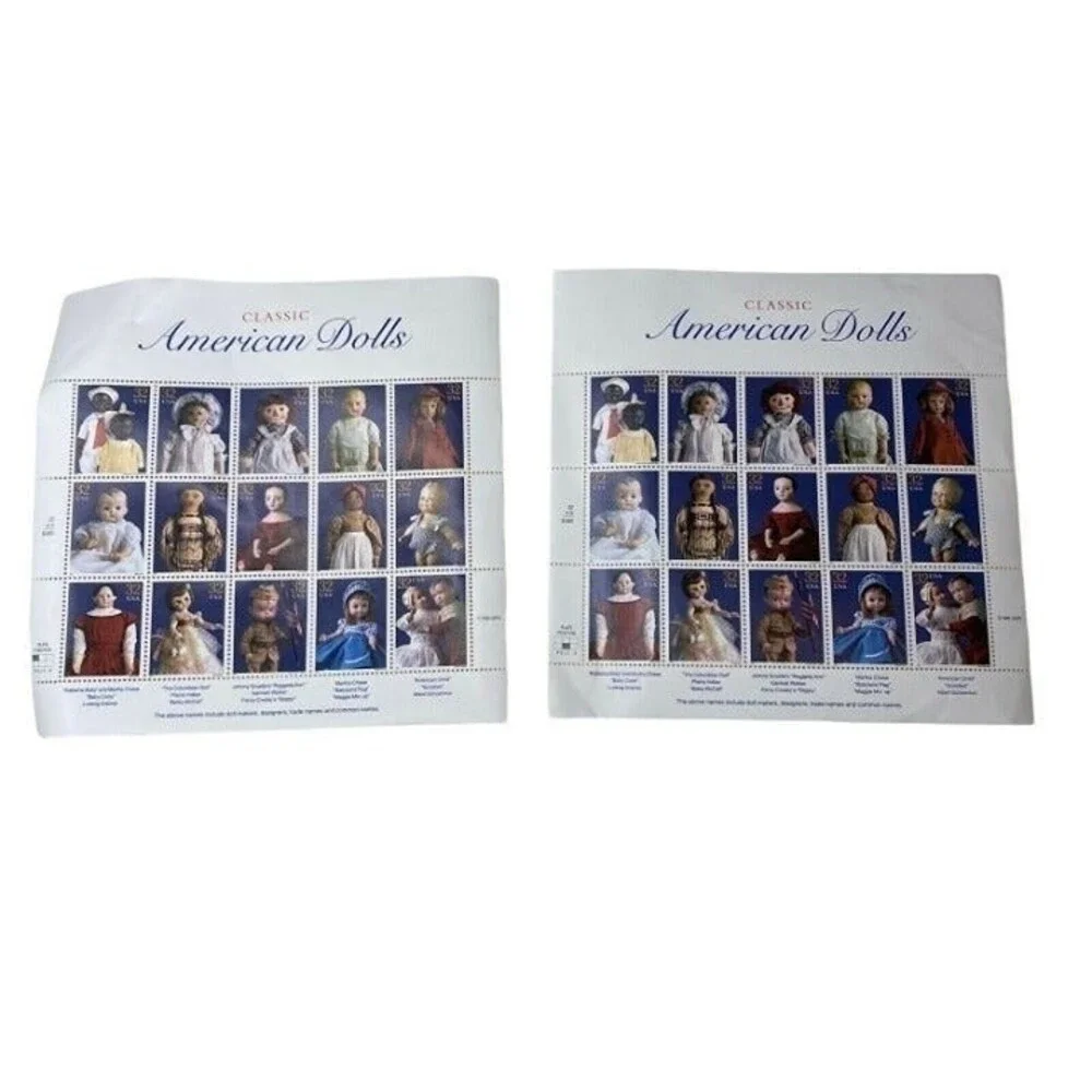 Classic American Dolls Sheets of 15 32¢ Stamps # 3151 Brand New 2 Sheets